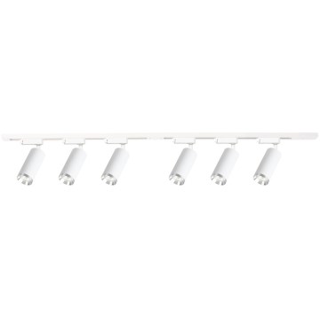 Spotlight for MICA track system 6xGU10/10W/230V white/matte chrome
