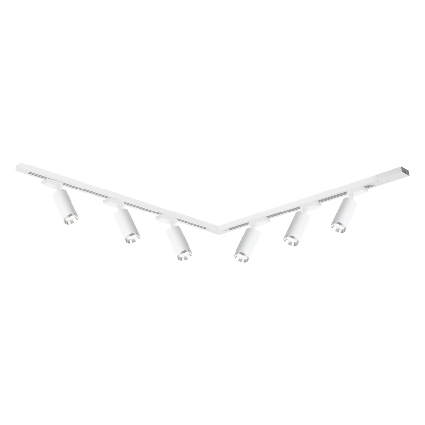 Spotlight for MICA track system 6xGU10/10W/230V white/matte chrome