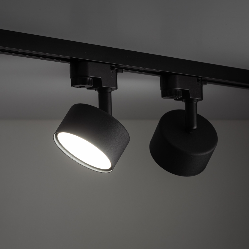 Spotlight for 1-phase rail system AVIA 1xGX53/15W/230V black