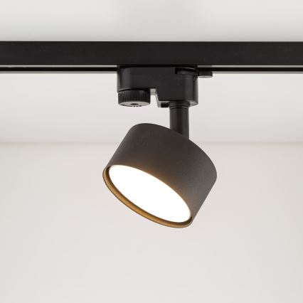 Spotlight for 1-phase rail system AVIA 1xGX53/15W/230V black