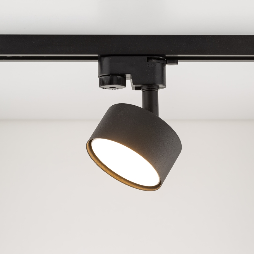 Spotlight for 1-phase rail system AVIA 1xGX53/15W/230V black