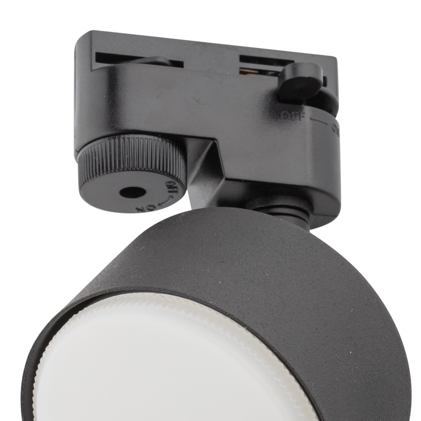 Spotlight for 1-phase rail system AVIA 1xGX53/15W/230V black