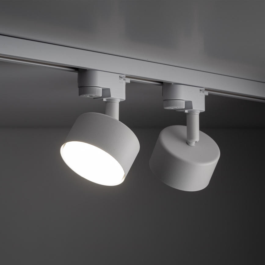 Spotlight for 1-phase rail system AVIA 1xGX53/15W/230V white