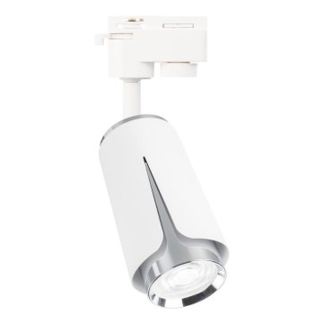 Spotlight for rail system FLOWER 1xGU10/8W/230V white