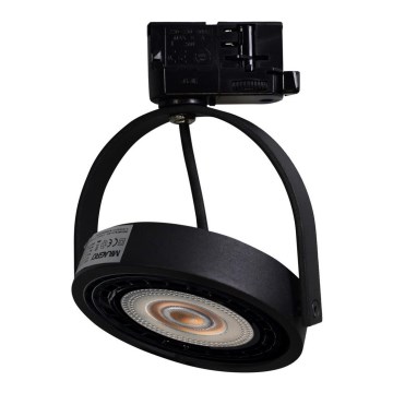Spotlight for rail system LUGAR AR111 1xGU10/25W/230V black