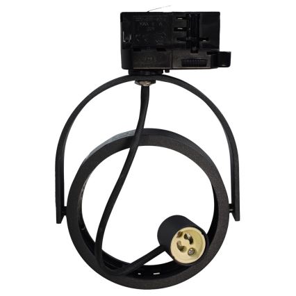 Spotlight for rail system LUGAR AR111 1xGU10/25W/230V black