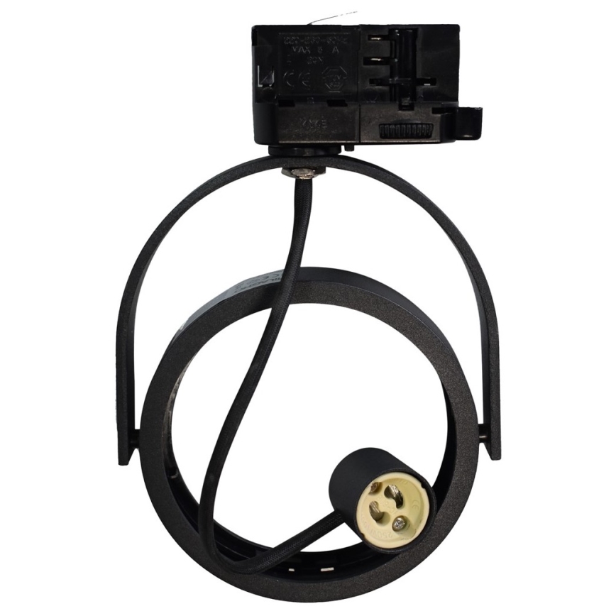Spotlight for rail system LUGAR AR111 1xGU10/25W/230V black