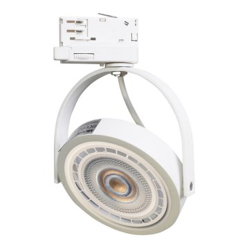 Spotlight for rail system LUGAR AR111 1xGU10/25W/230V white
