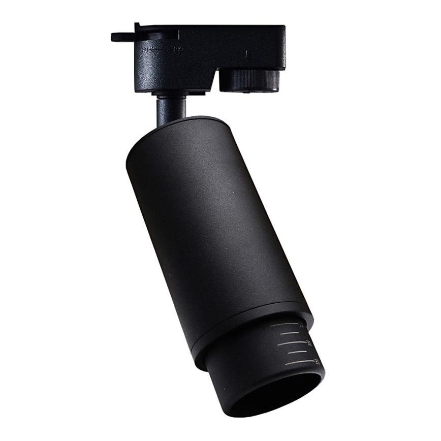 Spotlight for rail system MICA 1xGU10/25W/230V 1-phase black