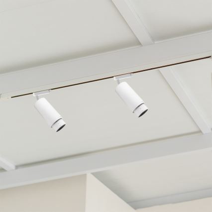 Spotlight for rail system MICA 1xGU10/25W/230V 1-phase white