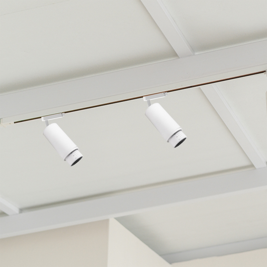 Spotlight for rail system MICA 1xGU10/25W/230V 1-phase white