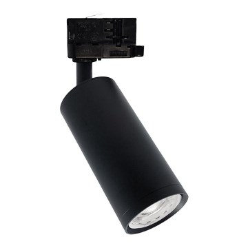 Spotlight for rail system MICA 1xGU10/25W/230V 3-phase black