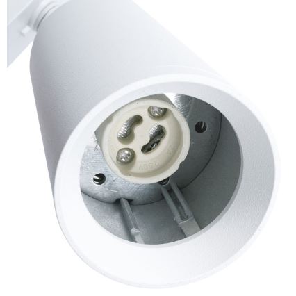 Spotlight for rail system MICA 1xGU10/25W/230V 3-phase white