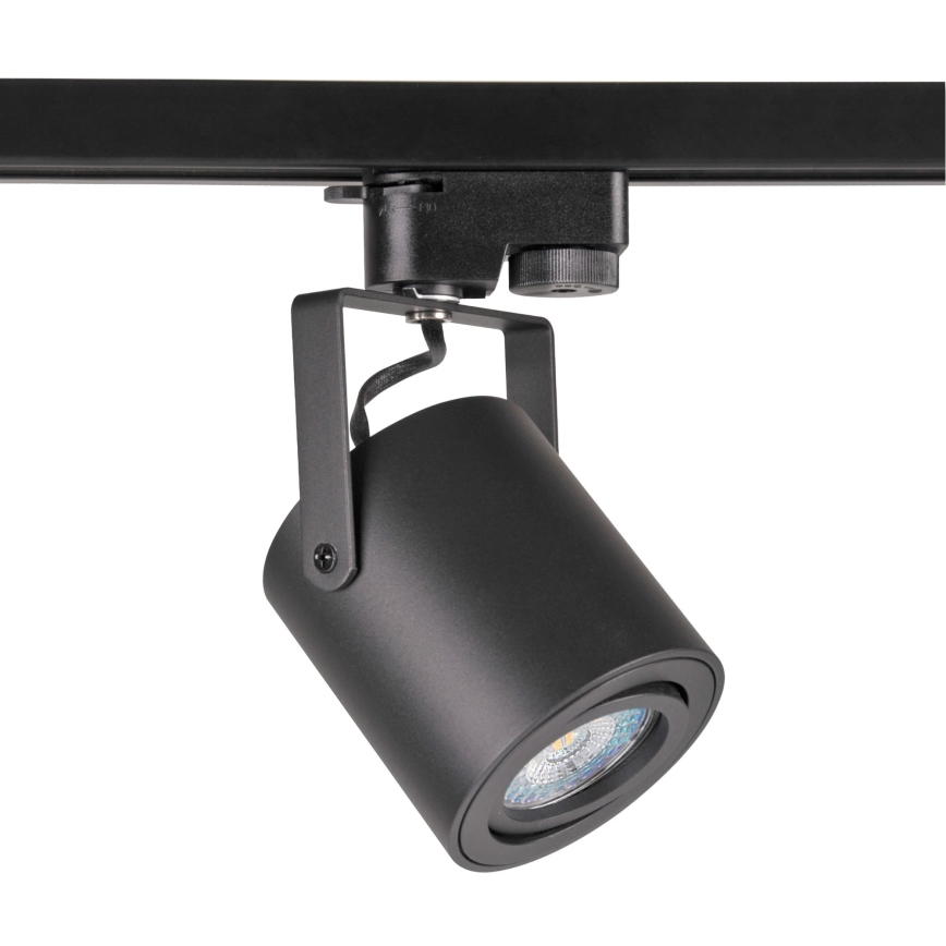 Spotlight for rail system MINOR 3xGU10/10W/230V + 1 m rail system black