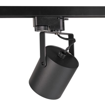 Spotlight for rail system MINOR 3xGU10/10W/230V + 1 m rail system black