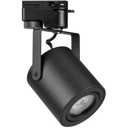 Spotlight for rail system MINOR 3xGU10/10W/230V + 1 m rail system black