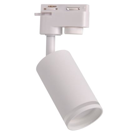 Spotlight for rail system PARIS 3xGU10/10W/230V + 1 m rail system white