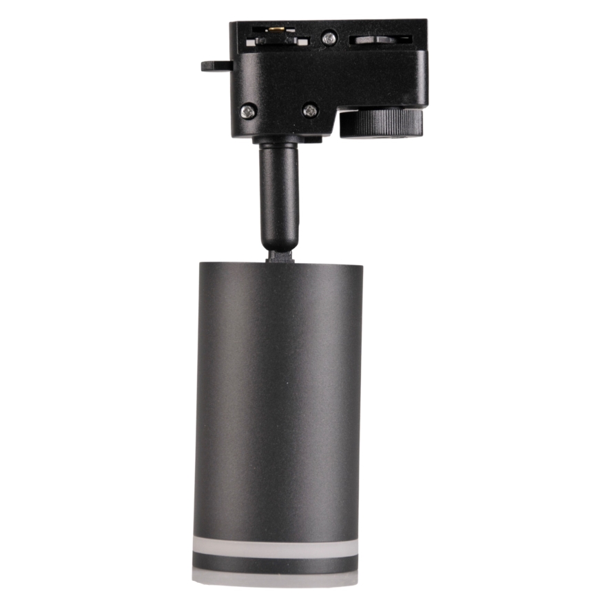 Spotlight for rail system PARIS 6xGU10/10W/230V + 2x1 m rail system black