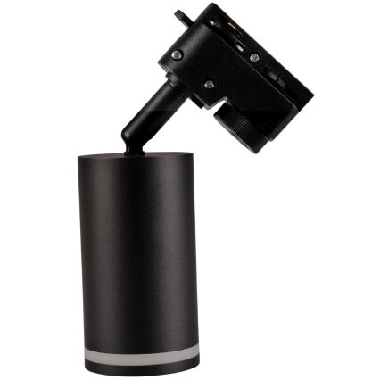 Spotlight for rail system PARIS 6xGU10/10W/230V + 2x1 m rail system black