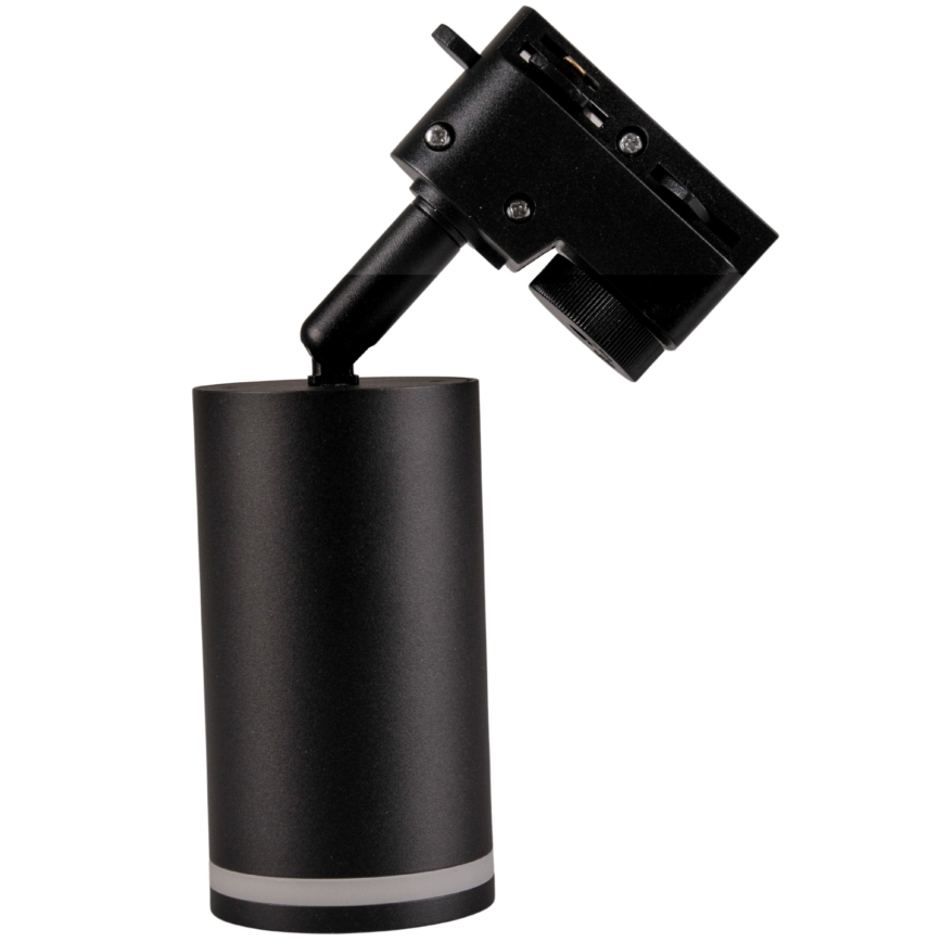 Spotlight for rail system PARIS 6xGU10/10W/230V + 2x1 m rail system black