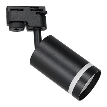 Spotlight for rail system PIPE 1xGU10/25W/230V black