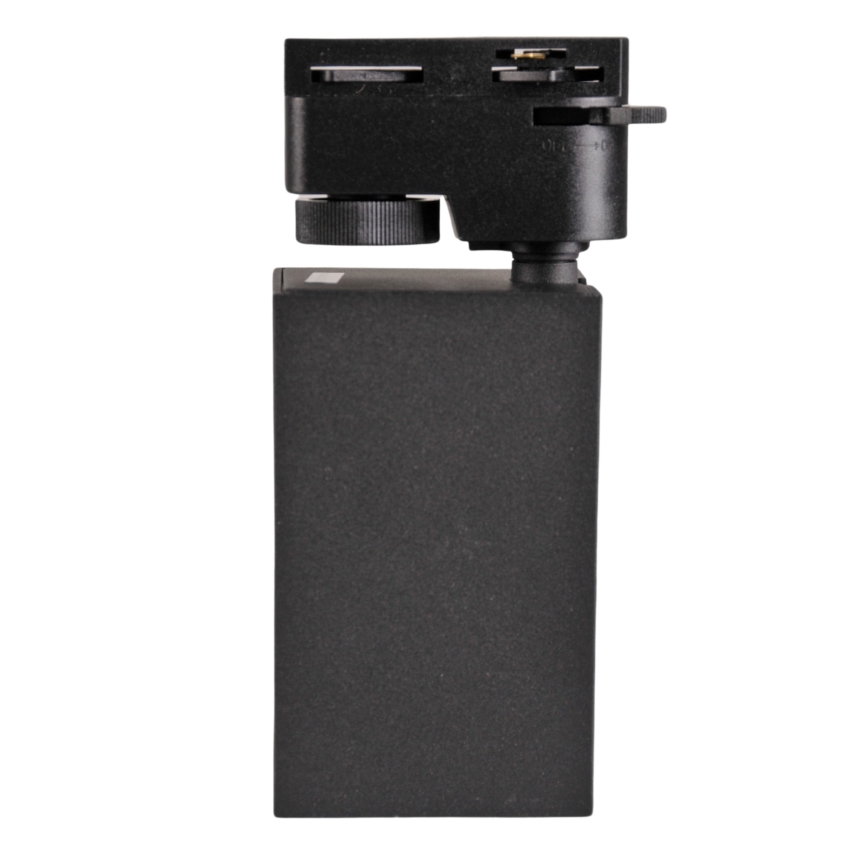 Spotlight for rail system SQUARE 1xGU10/10W/230V black