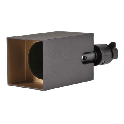 Spotlight for rail system SQUARE 1xGU10/10W/230V black