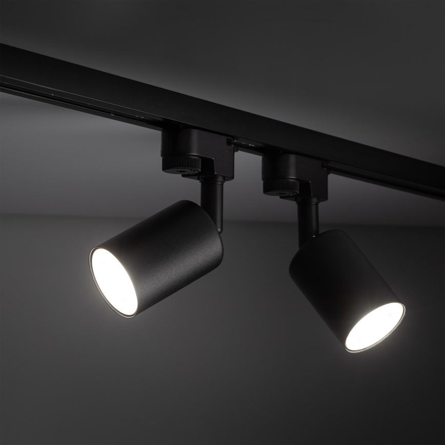 Spotlight for 1-phase rail system TOP 1xGU10/10W/230V black