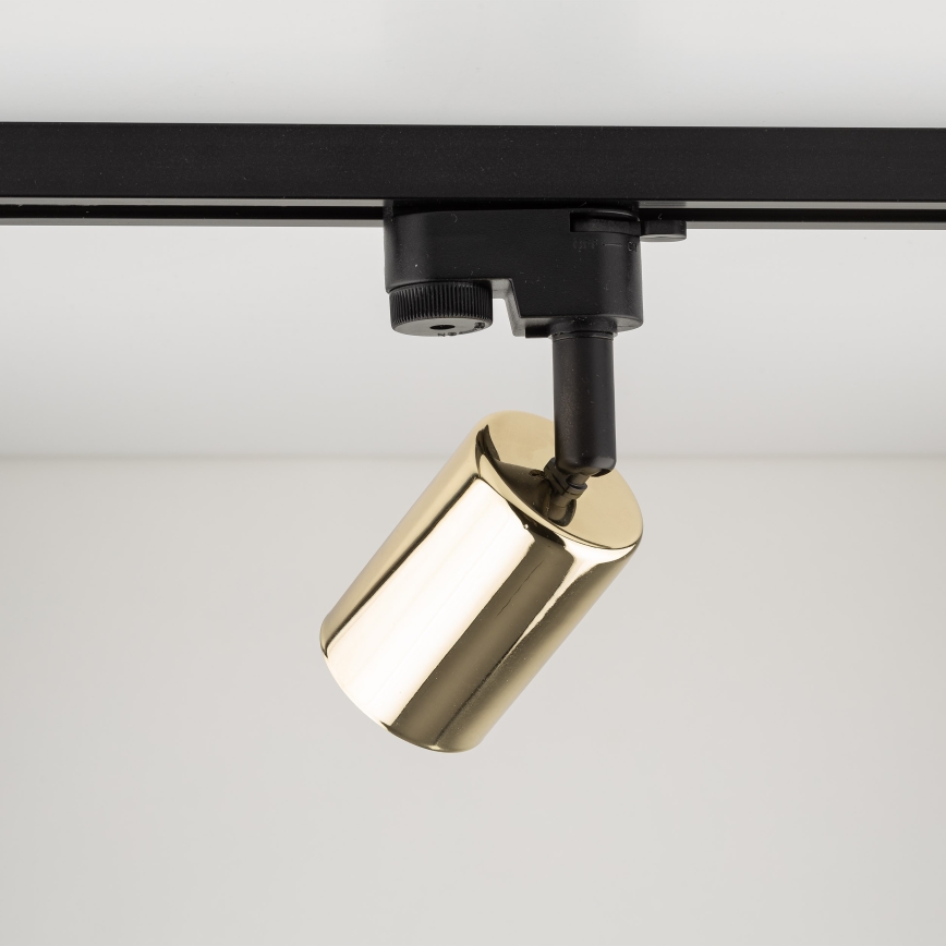 Spotlight for rail system TOP 1xGU10/10W/230V gold/black