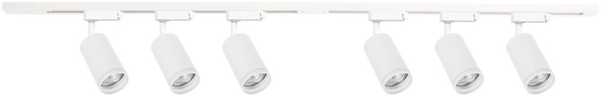 Spotlight for the PIPE track system 6xGU10/10W/230V white