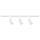 Spotlight for TIGER track system 3xGU10/10W/230V, white