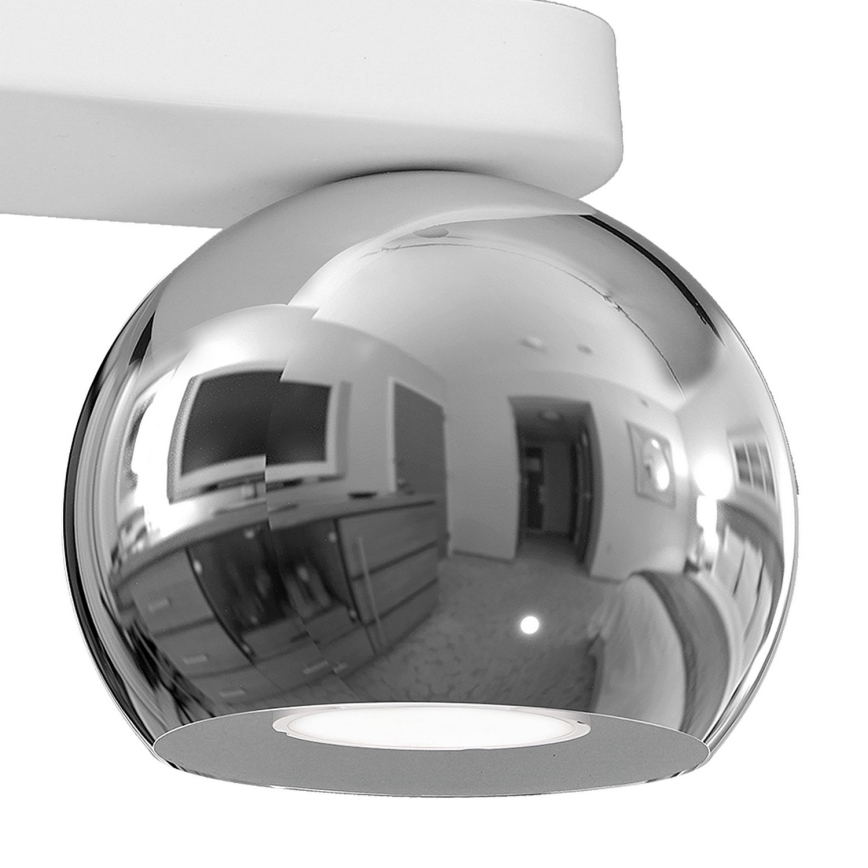Spotlight GALAXY 3xGU10/8W/230V white/shiny chrome