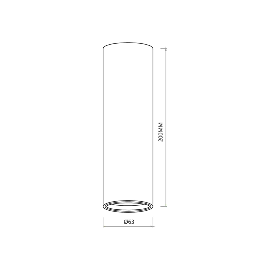 Spotlight GENESIS 1xGU10/8W/230V 20 cm white