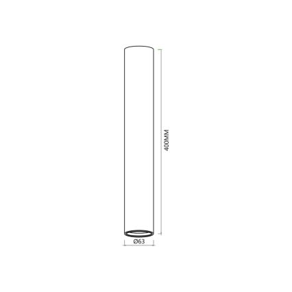 Spotlight GENESIS 1xGU10/8W/230V 40 cm white