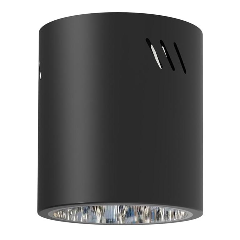 Spotlight GEORGE 1xE27/60W/230V d. 13,7 cm black