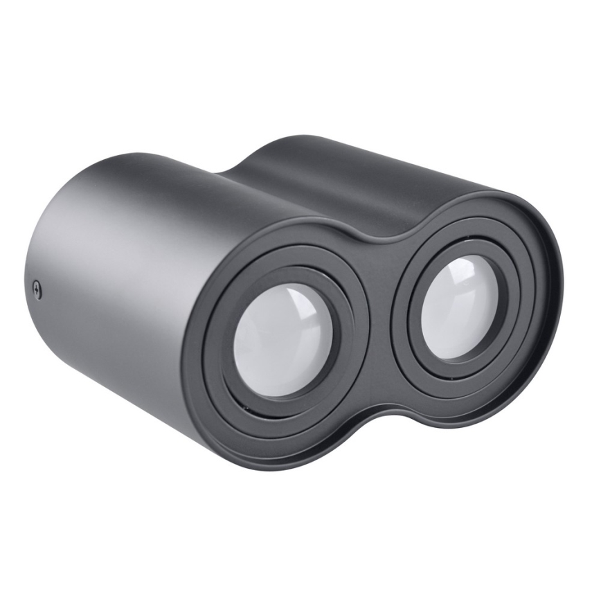 Spotlight HADAR 2xGU10/10W/230V black