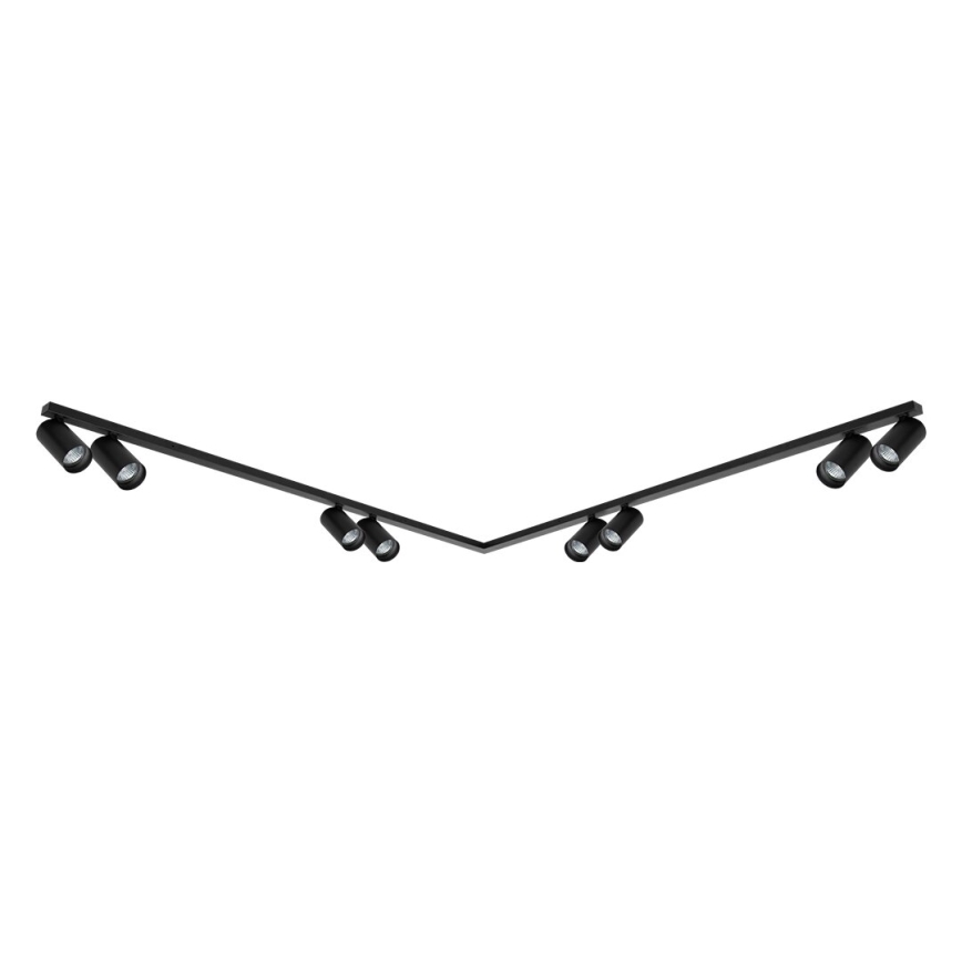 Spotlight HERO SPOT 8xGU10/9W/230V black