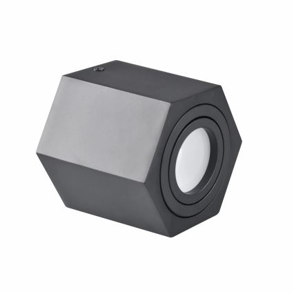 Spotlight HEXAGON 1xGU10/10W/230V black