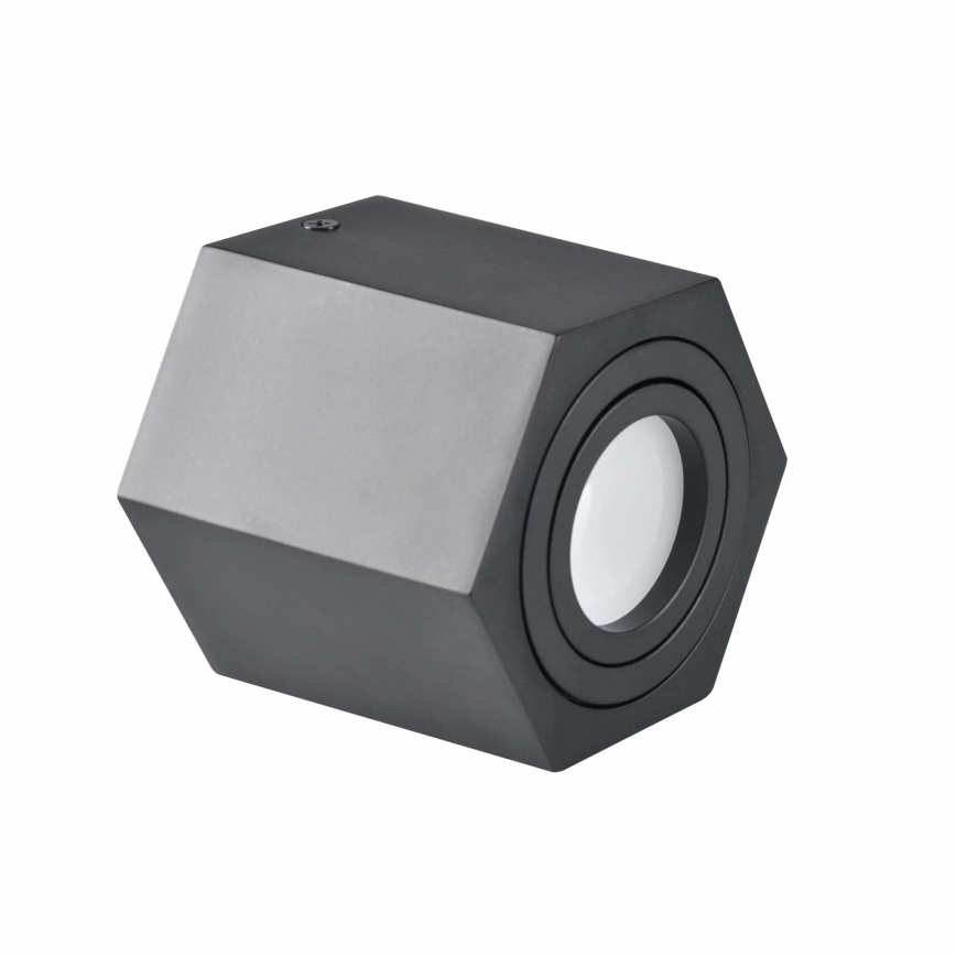 Spotlight HEXAGON 1xGU10/10W/230V black