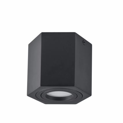 Spotlight HEXAGON 1xGU10/10W/230V black