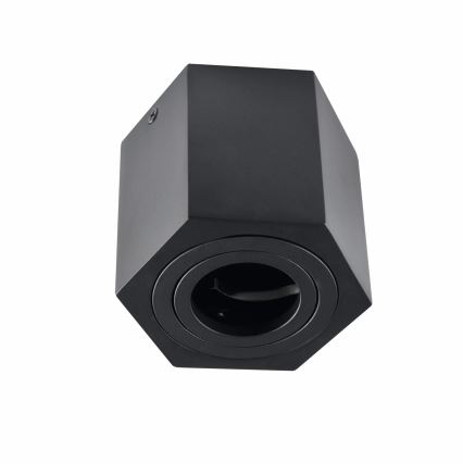 Spotlight HEXAGON 1xGU10/10W/230V black