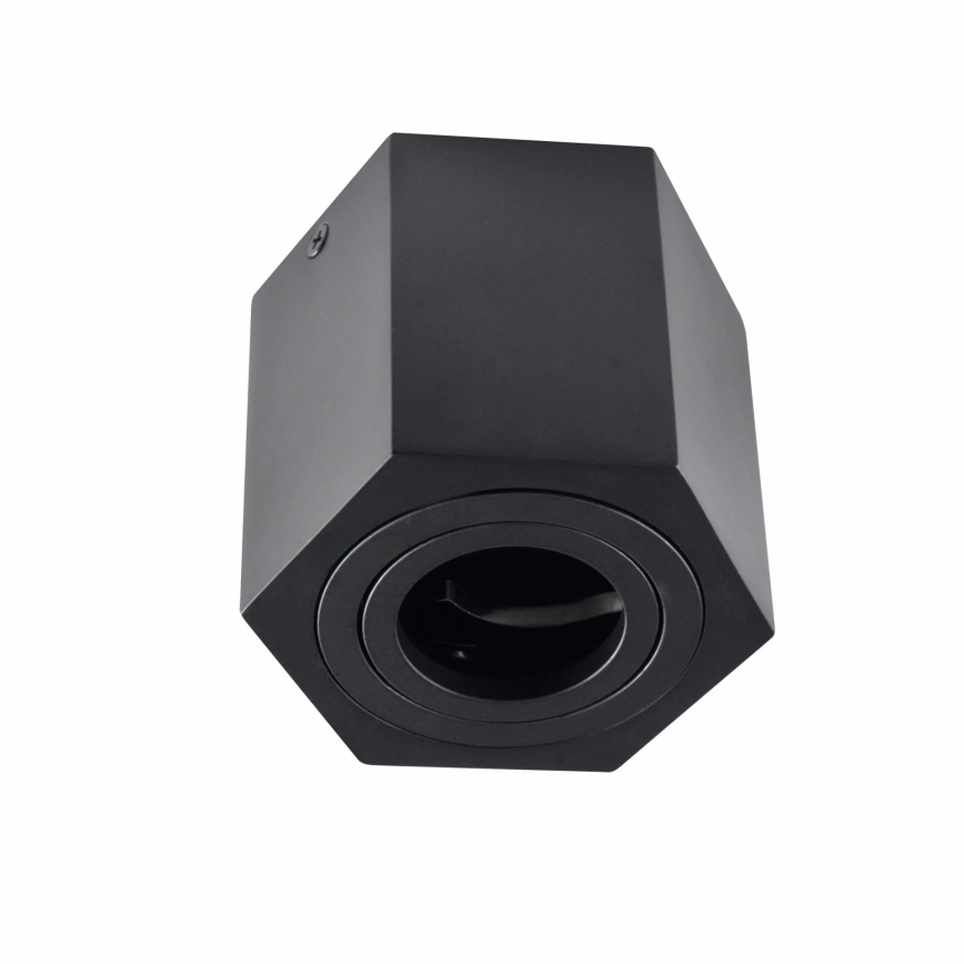 Spotlight HEXAGON 1xGU10/10W/230V black