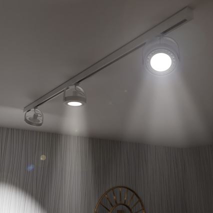Spotlight in rail system LUGAR AR111 3xGU10/25W/230V white