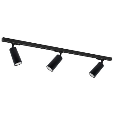 Spotlight in rail system MICA 3xGU10/25W/230V black