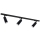 Spotlight in rail system MICA 3xGU10/25W/230V black