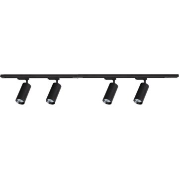 Spotlight in rail system MICA 4xGU10/10W/230V black