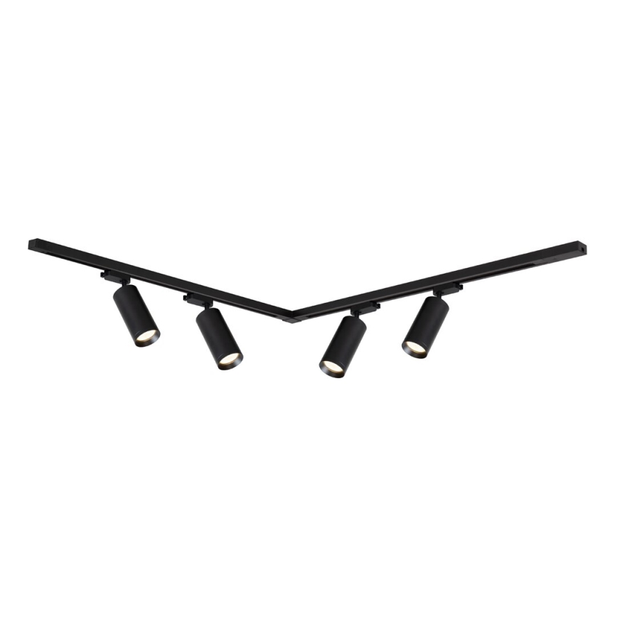 Spotlight in rail system MICA 4xGU10/10W/230V black