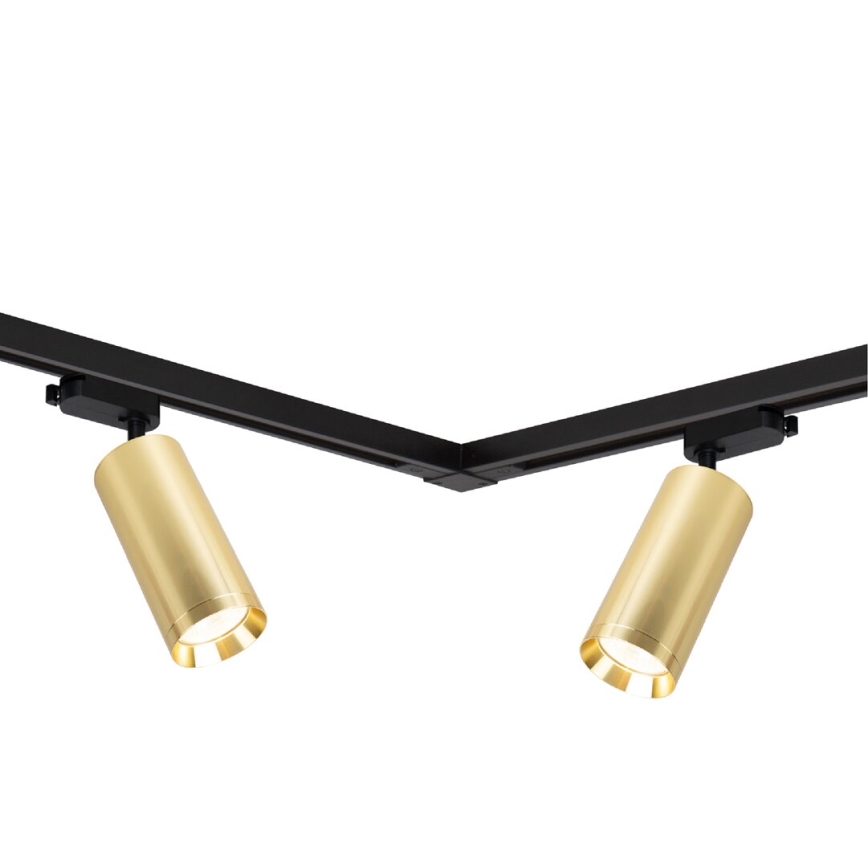 Spotlight in rail system MICA 4xGU10/10W/230V gold/black