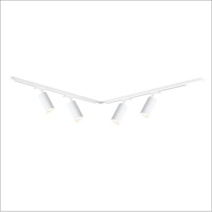 Spotlight in rail system MICA 4xGU10/10W/230V white