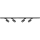 Spotlight in rail system PIPE 4xGU10/10W/230V 2x1m black